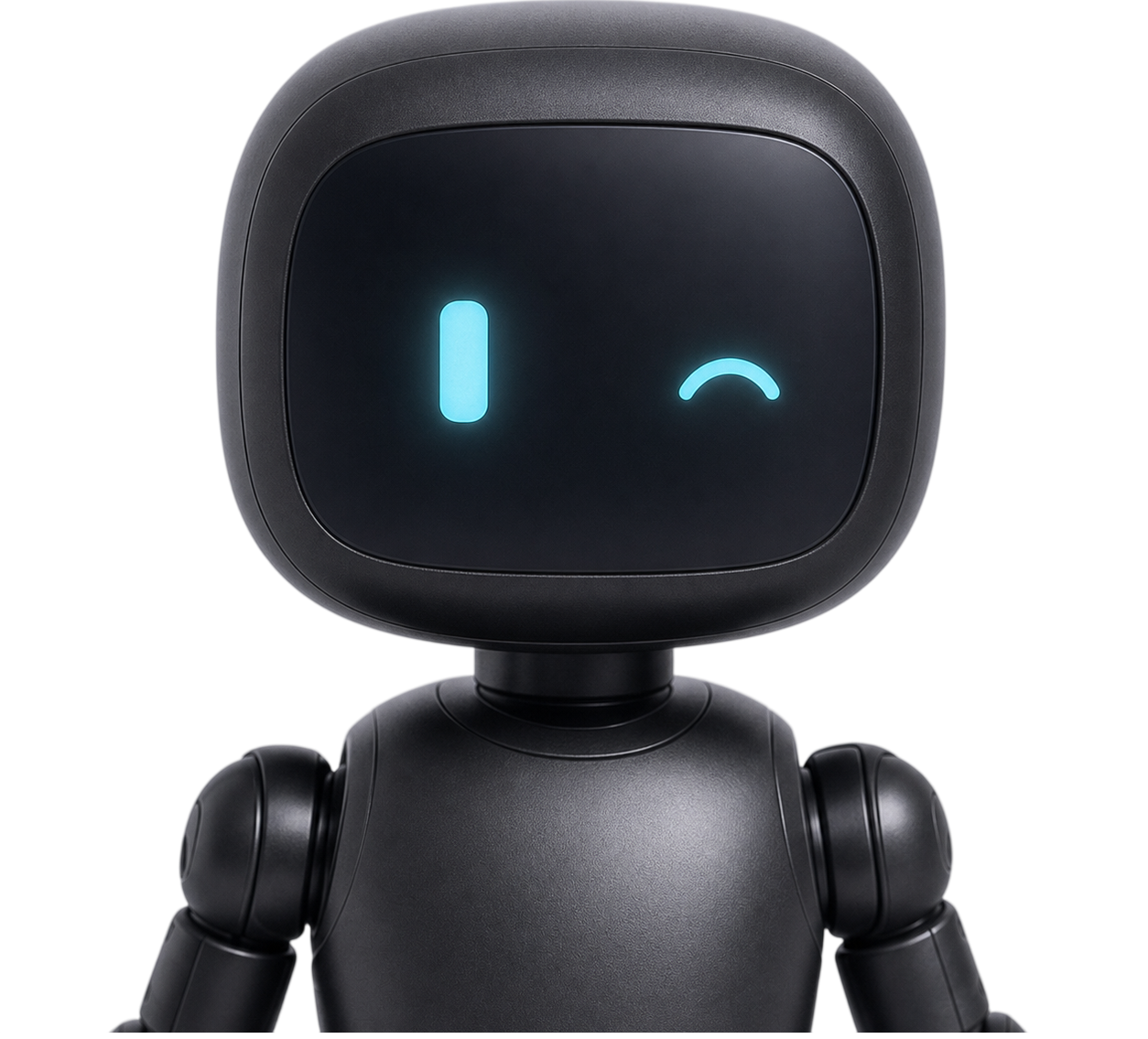 Mascotte BotNeed fait un clin d'œil